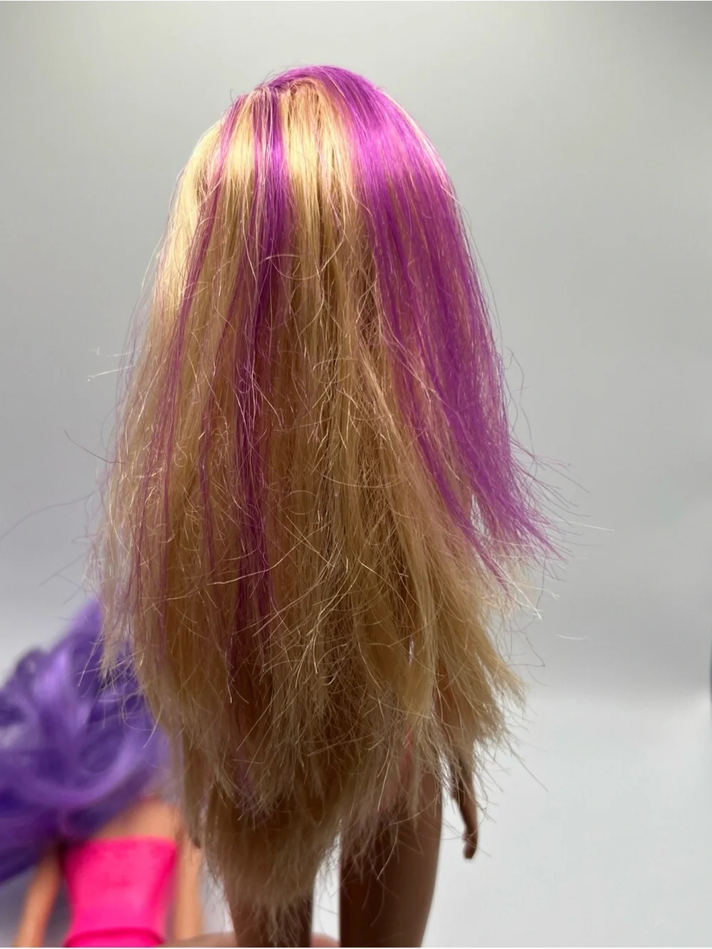 Barbie Dreamtopia Princess Doll Lot Two Dolls Purple Blonde Hair Leotards